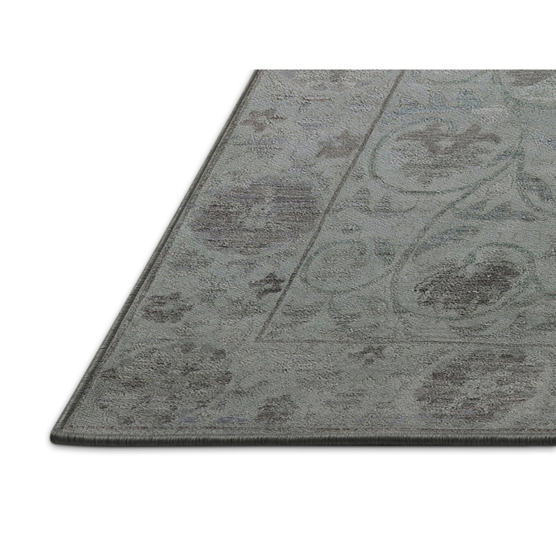 Tapis oriental gris Hanston, Rectangle 7 pi x 10 pi