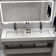 FRALIMK 19'' White Solid Surface Rectangular Bathroom Sink