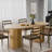 79" Oval Dining Table Duble Pedestal Dining Table Seats 6 Solid Wood Kitchen Table-1127659578-1127717743
