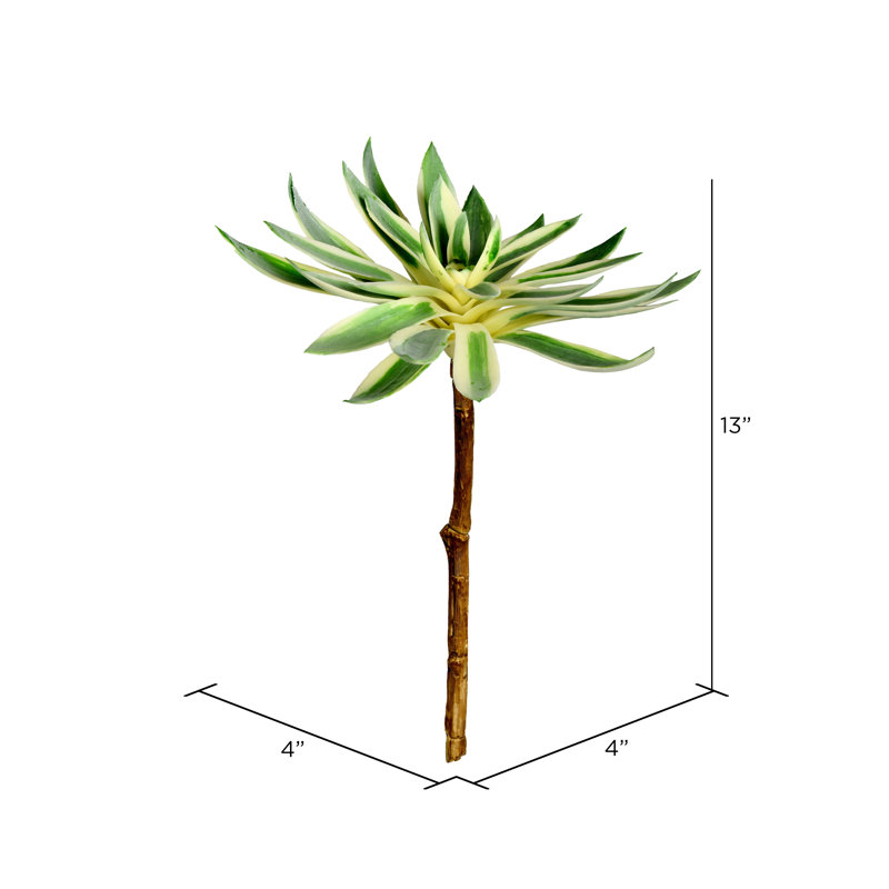 13'' Faux Succulent Branch