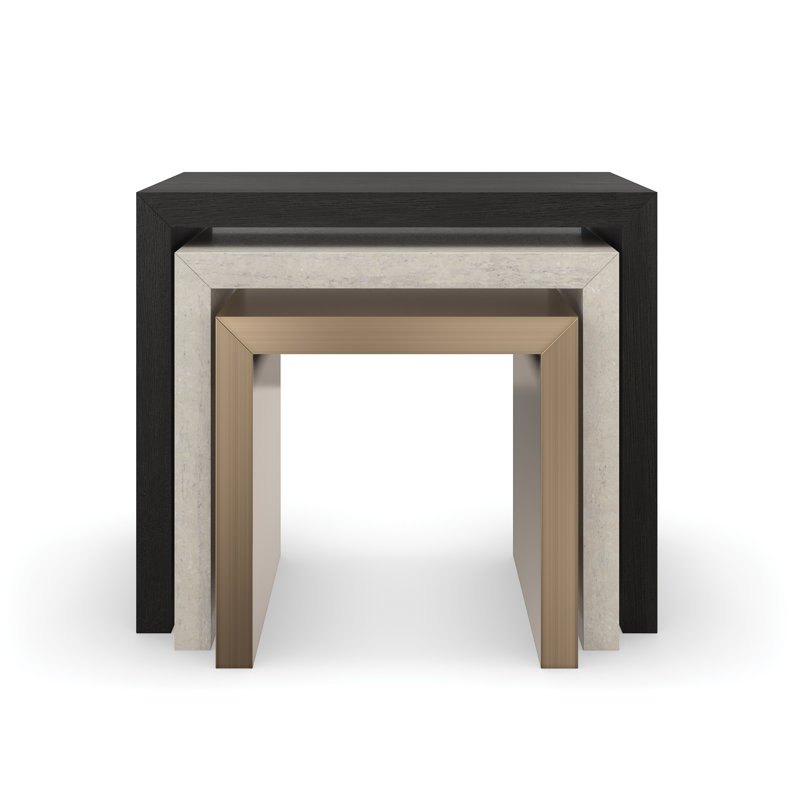 Contrast Nesting End Table