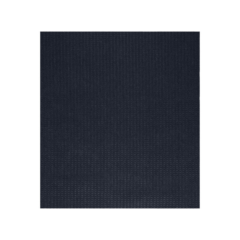 Tapis intérieur / extérieur bleu uni Estoria, Carré 7 pi