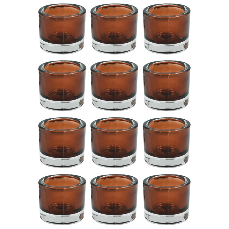 Ensemble de porte-votive 48 pièces, Brun