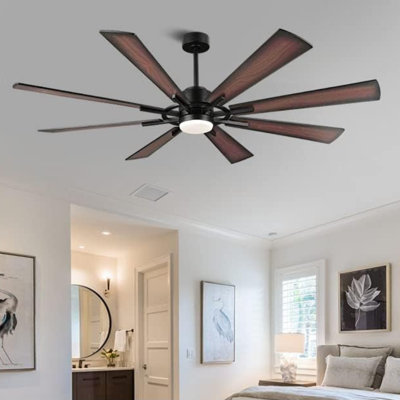 Delontae 60'' Ceiling Fan with LED Lights