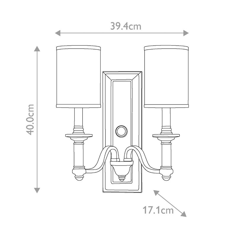 Reichman Candle Wall Light
