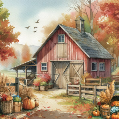 Perfect Fall Day on the Farm by Nicole DeCamp