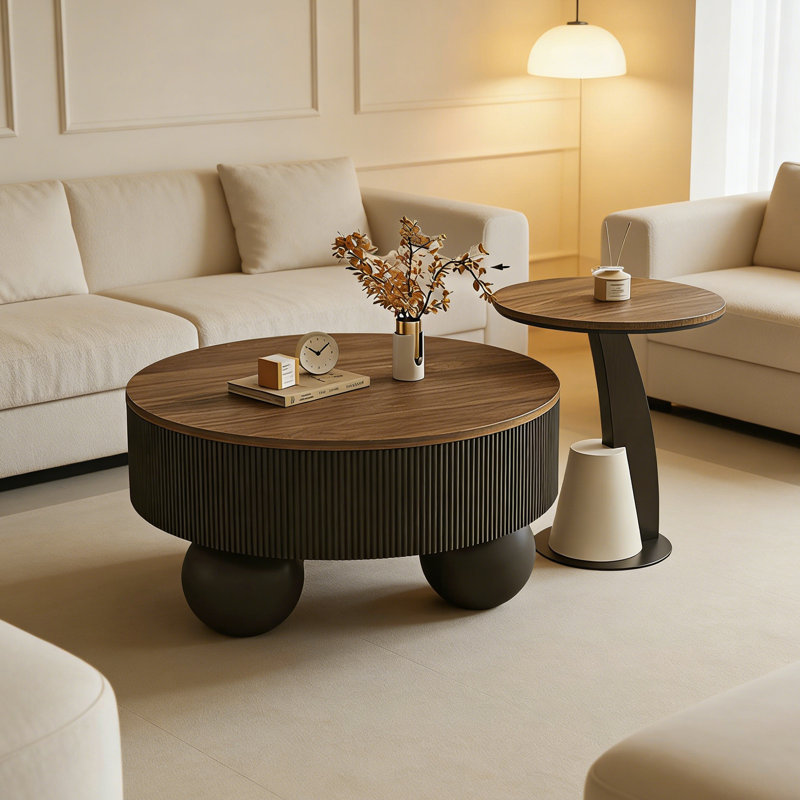 Allister, H 16,14 po x L 31,49 po x l 31,49 po, Noir