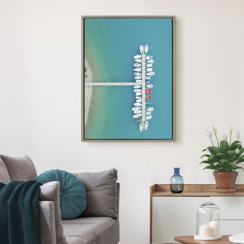 «Gorges du Verdon 2» par Rachel Bolgov, reproduction d'art sur toile encadrée