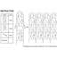 Paquet de 4 treillis de jardin en métal 86,7 po x 19,7 po, noir antirouille, noir, processus d'assemblage simple pour plantes grimpantes 86,7 po x 19,7 po, 4 antirouille, assistance, fleurs pratiques-118439821