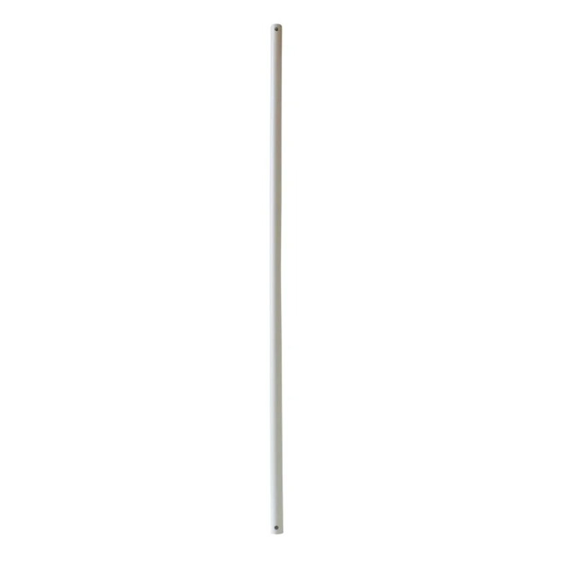 Tiges verticales de ventilateur de plafond, H 12 po x l 0,85 po x P 0,85 po, Blanc antique
