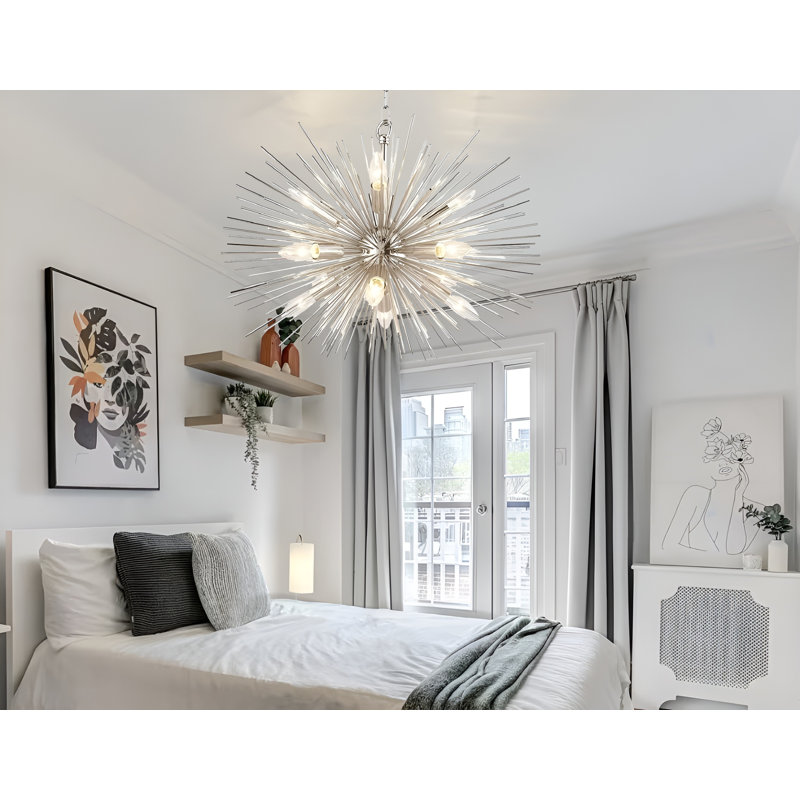 Lustre sphérique Spoutnik 12 lumières Idrees