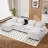 5 Piece U Shape Sectional Sofa Cloud Couch Double Chaise Sectional Couch with Console-685234337