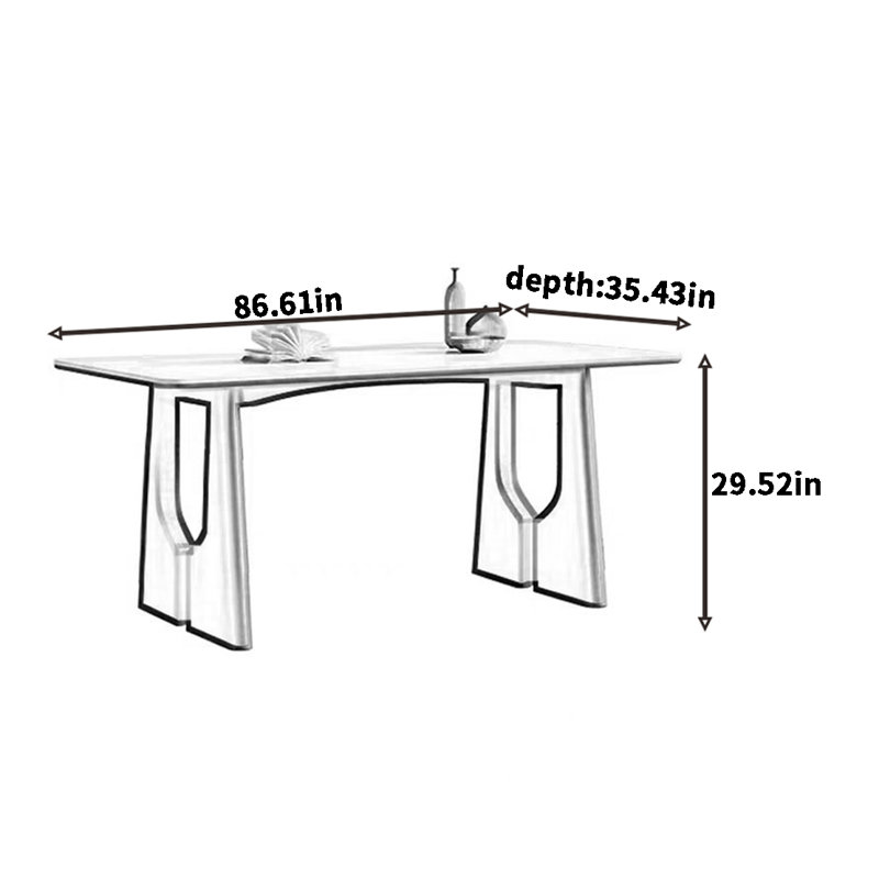 Eleada, 29.52"H x 86.61"L x 35.43"W