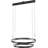 Kesa 2 - Light Aluminum Dimmable LED Tiered Chandelier