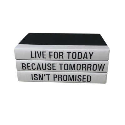 Quote Entertainment Decorative Book