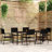Lindasue Wicker Patio Dining Set with Rectangular Table-683049828-694791475-694791486