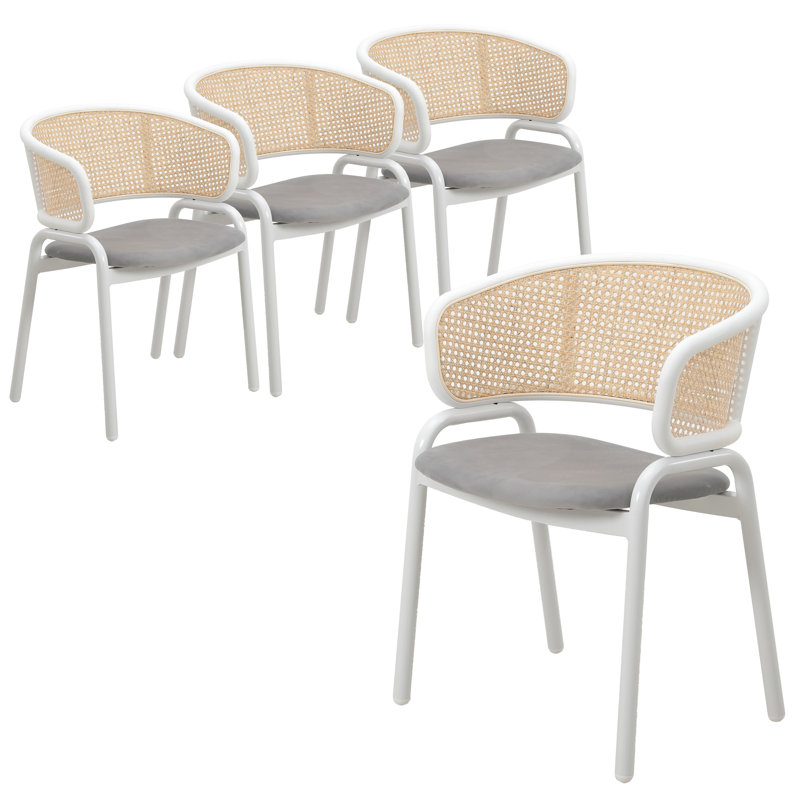 Daishun Ervilla Dining Chair, Gray, 1