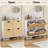 Freestanding Rattan Shoe Storage Cabinet With Flip Drawers, Adjustable Shelves, And Anti-Tip Design For Entryway Or Living Room