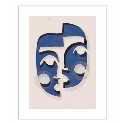 Galya "The Blue Mask" Print by Treechild
