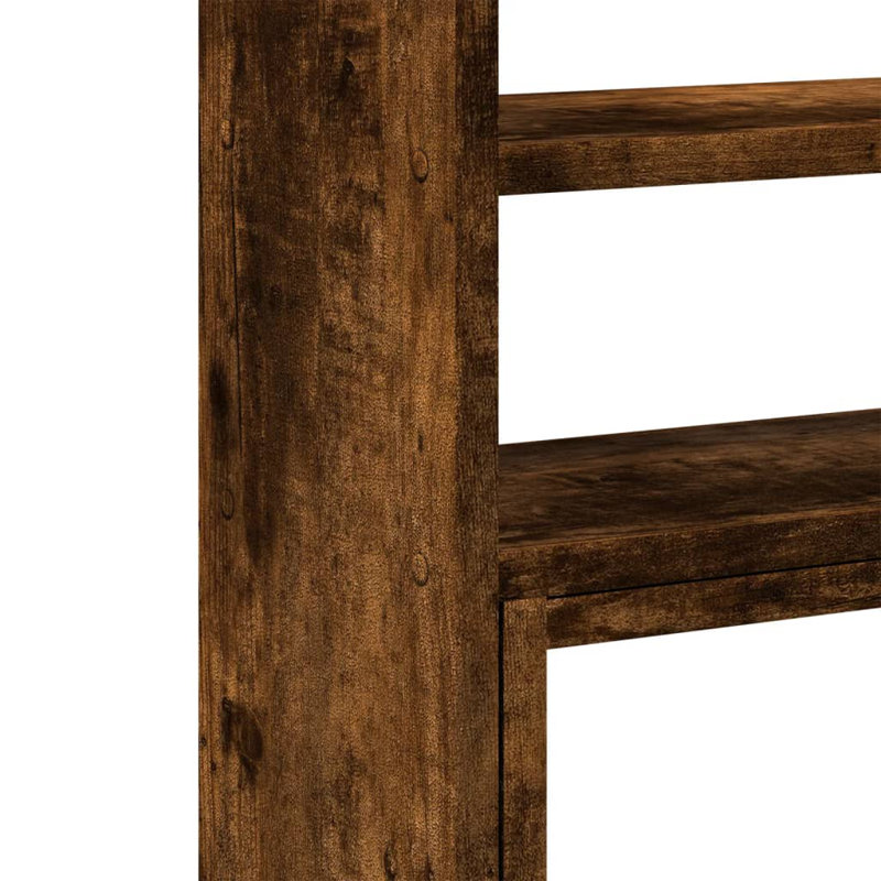 Shantee Manufactured Wood Desk Organiser, Smoked Oak