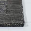 Tapis gris anthracite / bleu en laine crocheté à la main Frederica-22809479