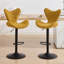 360° Swivel Upholstered Adjustable Height Bar Stools Counter Bar Stools with Sturdy Metal Frame -1932988437