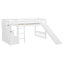 Lit mezzanine simple avec glissière, une solution multifonctionnelle et peu encombrante pour un repos et un jeu-1137698021