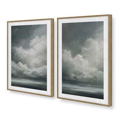 Sombre Skydance Set of 2 Prints ,