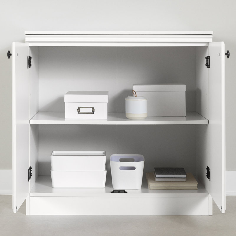 Joshoua Accent Cabinet, White