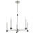 Orean 5 - Light Steel Dimmable Chandelier-1426609739