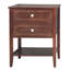 Table de chevet en bois massif Hicran-1810963821