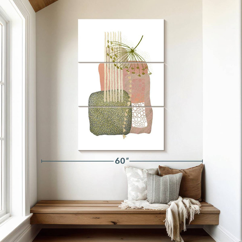 Harnek délicat rose et vert III