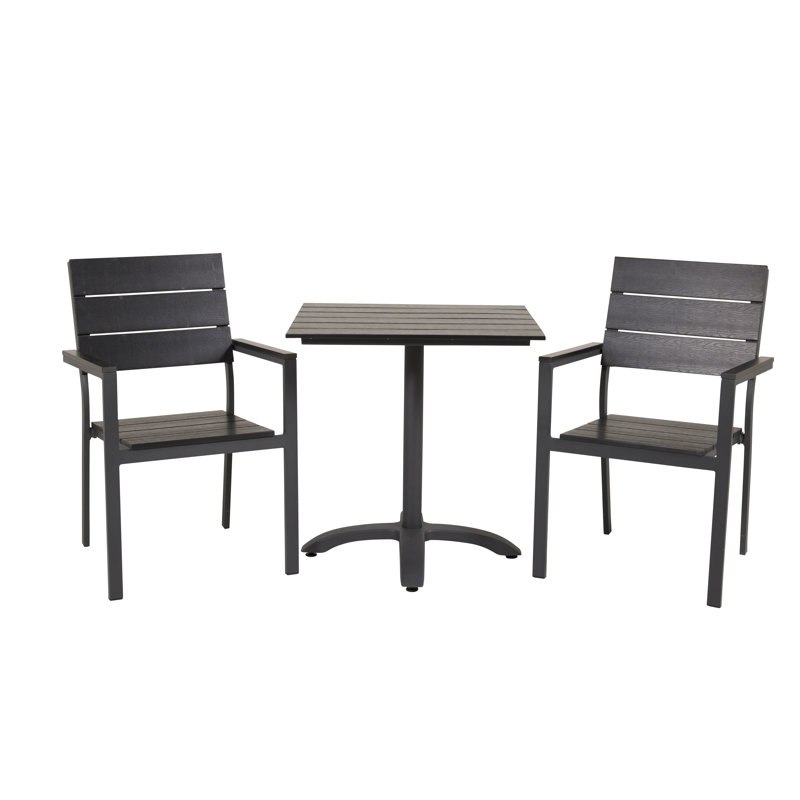 Eshan 2 - Person Patio Dining Set with Square Table