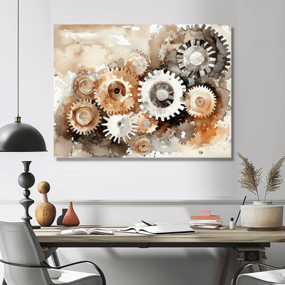 Gears and Cogs Of Innovation I - Innovation, art mural