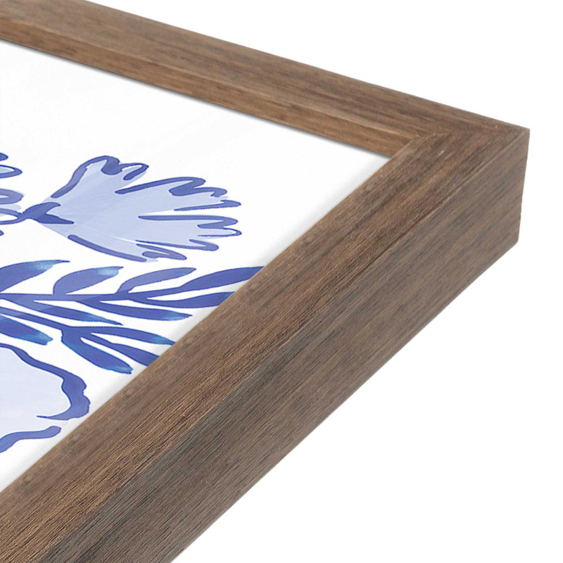 «Blue Reverie III» par Laura Marshall, reproduction d'art sur toile, Brun, H 24 po x l 18 po