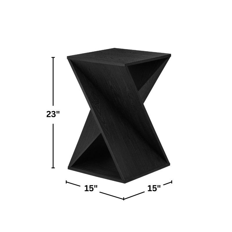 Caelah End Table, Black