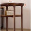 Table basse en noyer noir et pierre-106686477