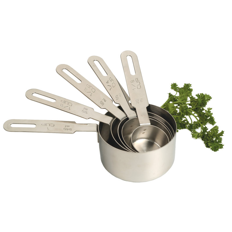 Design Imports 5 -Piece Stainless Steel Measuring Cup Set