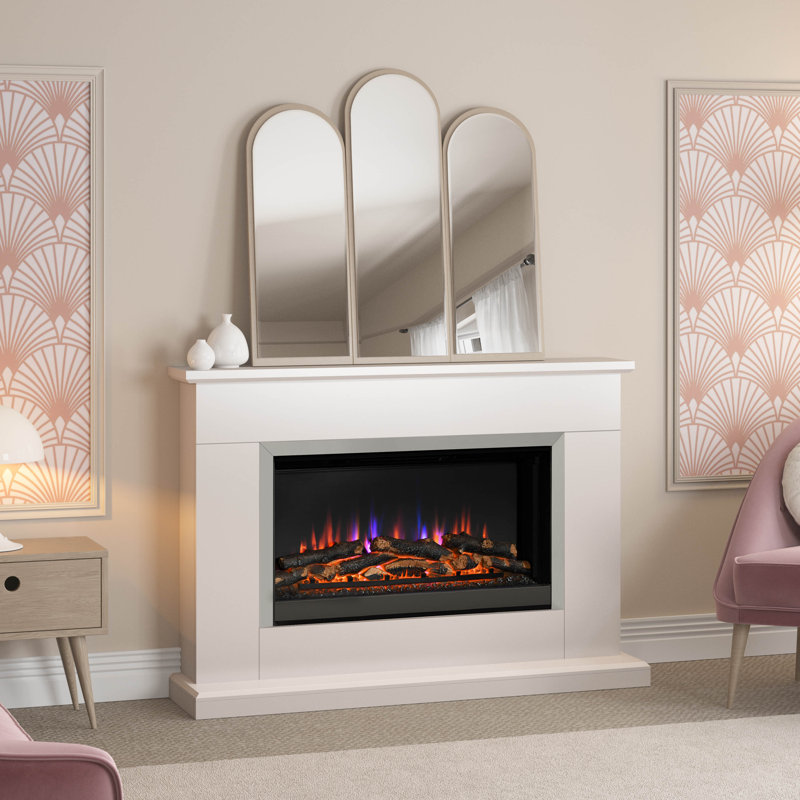 Hansford Timber Electric Fireplace