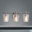 Abbighail 21 in. 3-Light Classic Dimmable Vanity Light with Clear Glass Shade-1569824955