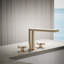 Composed Deck-Mount Bath Faucet With Cross Handles-1916788395