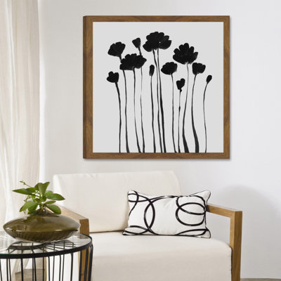 «Dark Bunch», reproduction de peinture à l'aquarelle sur papier encadrée