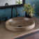 NativeStone Handmade Oval Drop-in Bathroom Sink