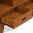 Draper 64"H Solid Wood Mid-Century Modern Wide Bookshelf with Adjustable Shelves and Tapered Legs-1690646453-1647703291