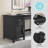 Martha Stewart Teague Shaker Style Home Office Desk with Storage-112246935