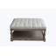 Banc de rangement carré rembourré 36 "Pangea Home Athena - Siège contemporain capitonné pour le salon, le bureau, le vestibule ou la chambre à coucher-54820396-32410001