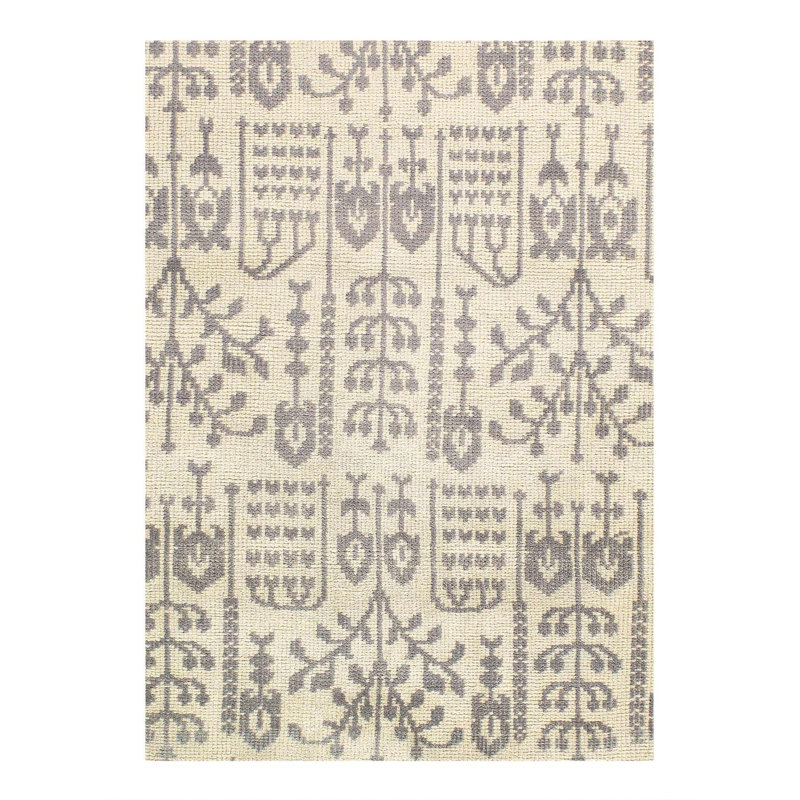Oriental Area Rug in Gray