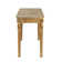 Apollonio Transitional Rectangular Sofa Table with Natural Marble Top in Antique Gold