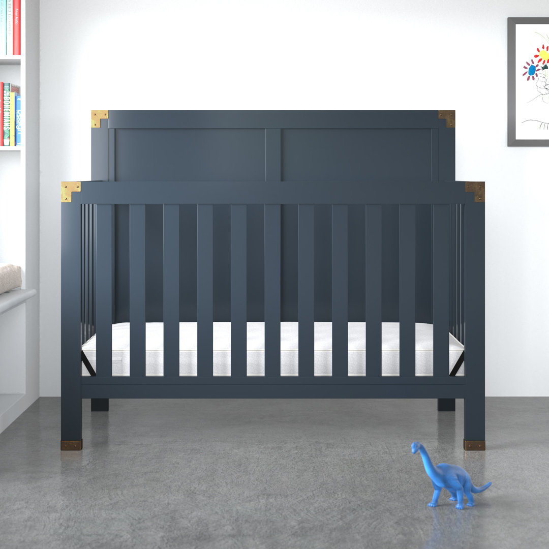 Hubble 4-in-1 Convertible Crib Viv + Rae™ Color: Graphite Blue
