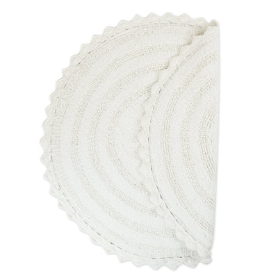 Lisk Circle Cotton Bath Rug